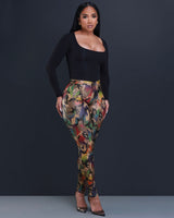 SADE LUX CAMO SKINNY JEANS