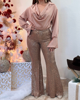 Dazzling Holiday Glitter Pants