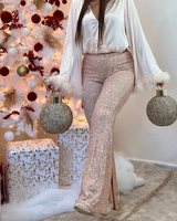 Dazzling Holiday Glitter Pants