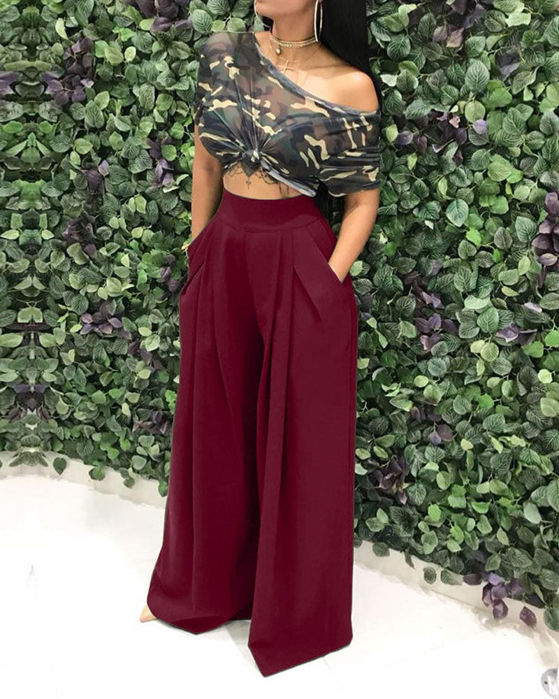 Make It Bold Wide Leg Pants